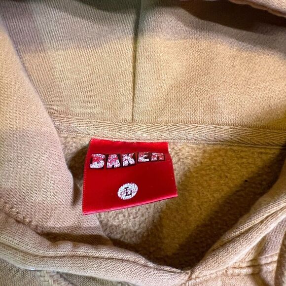 Baker Skateboards Pullover Hoodie Size Large Brown Pullover Skater y2k - Picture 9 of 10